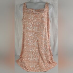 Columbia Sportswear Women's PFG Fishing Dress Size 3X Peach White AE-0972